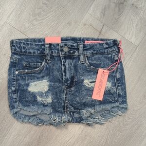 Distressed Kids Blanknyc Denim Shorts,The Mini Lenox
